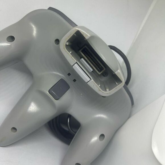 N64 Nintendo OEM Gray Controller New GC style Joystick User Tested Everything Wo - Picture 3 of 5